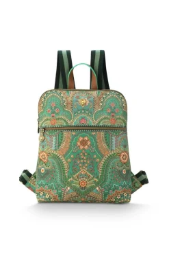 Pip Studio reppu Finlee Jabali Green 28x11x36 cm