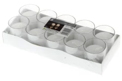 Polar kynttilät lyhtykynttilä 5x6 cm valkoinen 10 kpl