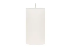 Polar kynttilät pöytäkynttilä Rustic 6,8x12 cm valkoinen