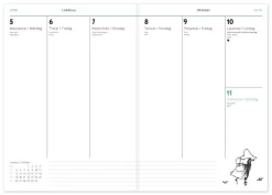 Putinki viikkopäivyri 2026 Muumi A5