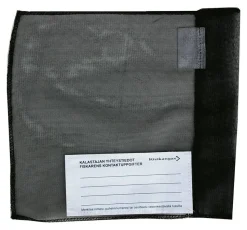 Pyydysmerkin lippu 2 kpl 30x30 cm musta