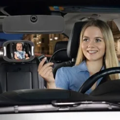 Reer takaistuimen LED-peili autoon iso koko 29x20 cm