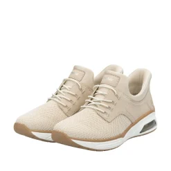 Rieker sneakerit M5665-60 Vanilla-Metallic Perle Perlcreme