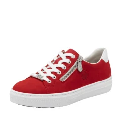 Rieker tennarit L59L1-33 Scarlet Weiss Flamme