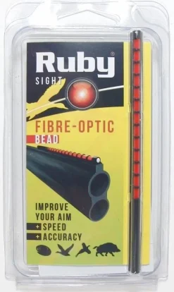 Ruby valokuitujyvä 120 mm punainen