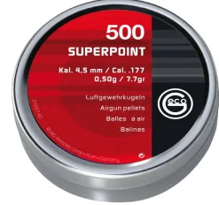 RWS Ilmakiväärin luoti Geco Superpoint 4,5 mm 0,5g 500 kpl