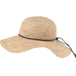 Salon hattu Straw Raffia Crochet