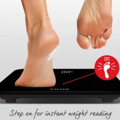 Salter henkilövaaka musta SA9204 BK3R