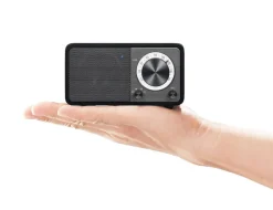 Sangean pöytäradio WR-7 Bluetooth-yhteydellä, musta SAN99506