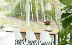 Sessak design-riippuvalaisin Kielo mattavalkoinen