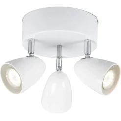 Sessak kattospotti Sierra O 3-os valkoinen