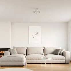 Sessak kattospotti Sierra O 3-os valkoinen