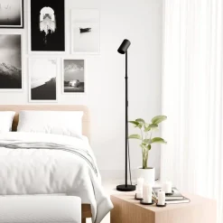 Sessak lattiavalaisin Everly musta