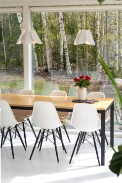 Sessak Lehmus design-riippuvalaisin mattavalkoinen