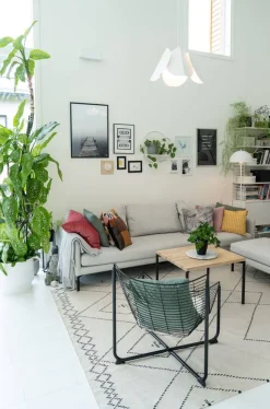 Sessak Lehmus L design-riippuvalaisin mattavalkoinen