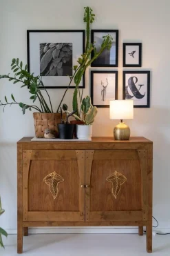 Sessak pöytävalaisin Evelyn kulta/valkoinen