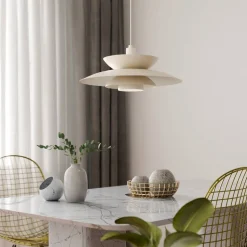 Sessak riippuvalaisin Asher Ø38 cm beige