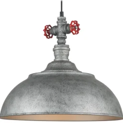 Sessak riippuvalaisin Eric patinoituneen hopeanvärinen