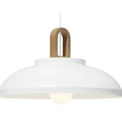 Sessak riippuvalaisin Leone 50 mattavalkoinen/puu