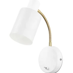 Sessak seinävalaisin Darcel mattavalkoinen