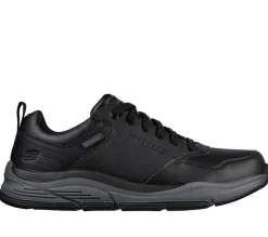 Skechers kävelykengät Mens Relaxed Fit Benago-Waterproof BKG