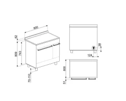 Smeg Classic liesi 90 cm rst C92IPX9