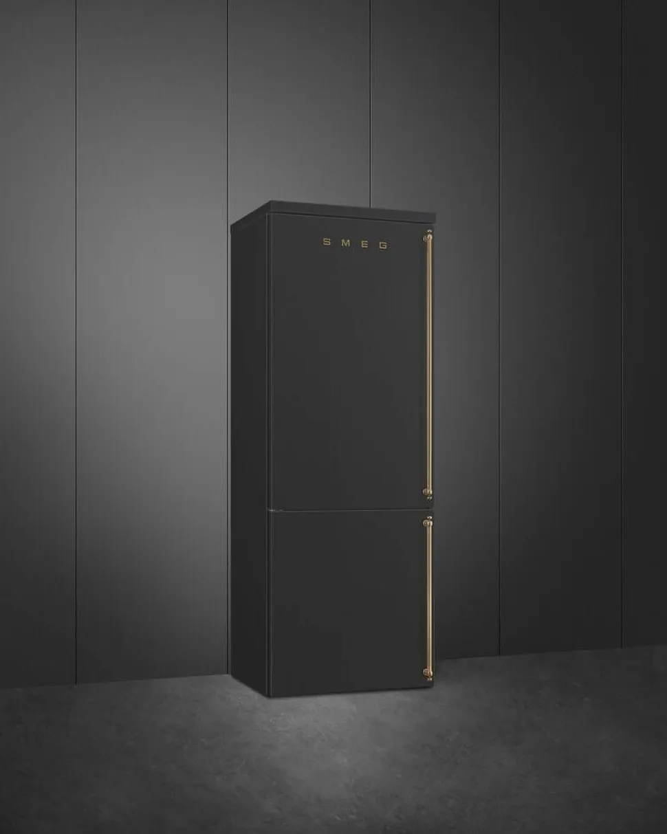 Smeg Coloniale jääkaappipakastin 70 cm FA8005RPO5 antrasiitti vas
