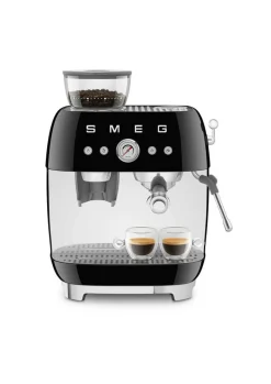 Smeg espressokeitin myllyllä EGF03BLEU musta