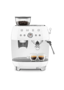 Smeg espressokeitin myllyllä EGF03WHEU valkoinen