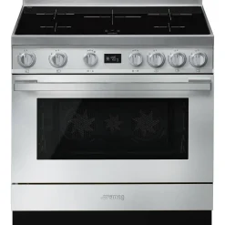 Smeg induktioliesi monitoimiuunilla CPF9IPX Portofino teräs