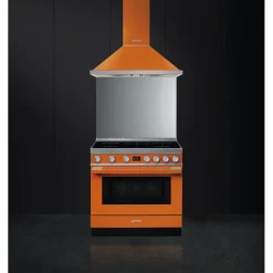 Smeg induktioliesi monitoimiuunilla CPF9IPOR Portofino oranssi