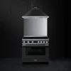 Smeg induktioliesi monitoimiuunilla CPF9IPAN Portofino antrasiitt