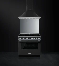 Smeg induktioliesi monitoimiuunilla CPF9IPAN Portofino antrasiitt