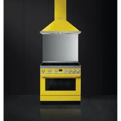 Smeg induktioliesi monitoimiuunilla CPF9IPYW Portofino keltainen