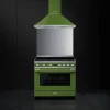 Smeg induktioliesi monitoimiuunilla CPF9IPOG Portofino vihreä