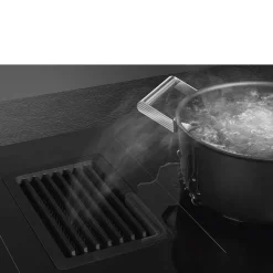 Smeg induktiotaso/liesituuletin HOBD682D1 80 cm musta