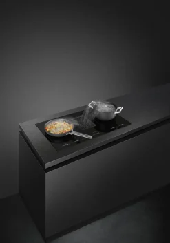 Smeg induktiotaso/liesituuletin HOBD682D1 80 cm musta