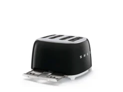 Smeg leivänpaahdin TSF03BLEU 4-viipaleen, musta