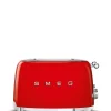 Smeg leivänpaahdin TSF03RDEU 4-viipaleen, punainen