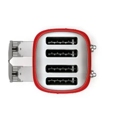 Smeg leivänpaahdin TSF03RDEU 4-viipaleen, punainen