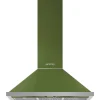 Smeg liesituuletin KPF9OG Portofino 90 cm vihreä seinämalli