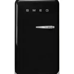 Smeg retrojääkaappi FAB10LBL5, musta, vasen