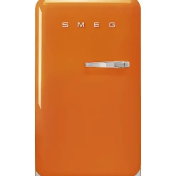 Smeg retrojääkaappi FAB10LOR5, oranssi, vasen