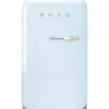 Smeg retrojääkaappi FAB5LPB5 73 cm, pastellinsininen, vasen