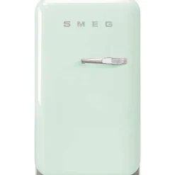 Smeg retrojääkaappi FAB5LPG5 73 cm, pastellinvihreä, vasen