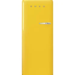 Smeg retrojääkaappi FAB28LYW5 153 cm, kelt., vasen