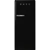 Smeg retrojääkaappi FAB28RBL5 153 cm, musta, oikea