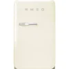 Smeg retrojääkaappi FAB5RCR5 73 cm, kerma, oikea