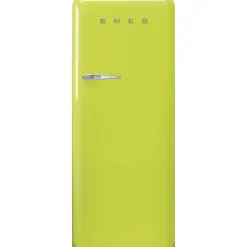 Smeg retrojääkaappi FAB28RLI5 153 cm, lime, oikea