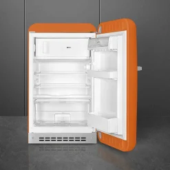 Smeg retrojääkaappi FAB10ROR5, oranssi, oikea